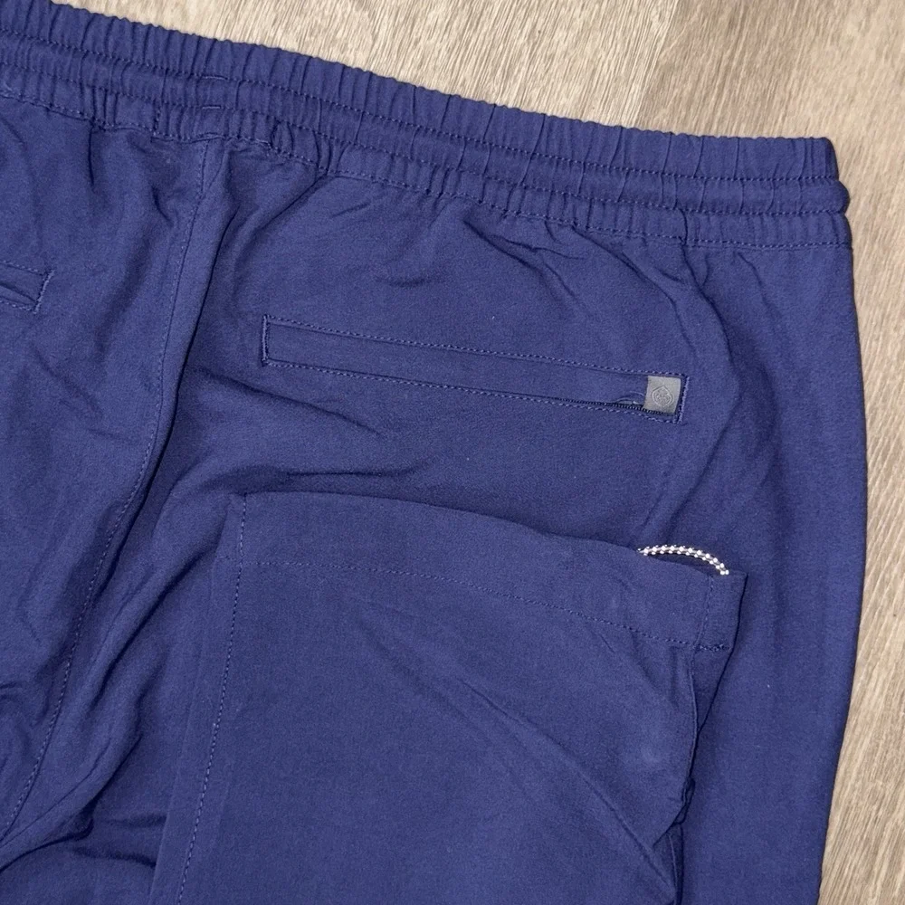 Tasc Performance Bamboo Trek Pants Men's Large Blue Jogger Elastic Waist